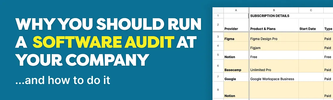 How to run a SaaS audit at your business